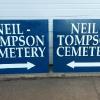 1/8" steel signs with white aluminum backing