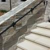 Handrail for a new Anglican church, with Celtic cross mounting brackets