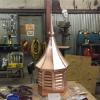 Custom octagon copper cupola. Hand made, all soldered construction.