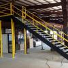 Industrial stairs, platform and handrail built and installed by CHR Metals