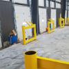 6" sch40 pipe bollards welded to 3/4" thick embedment plates.